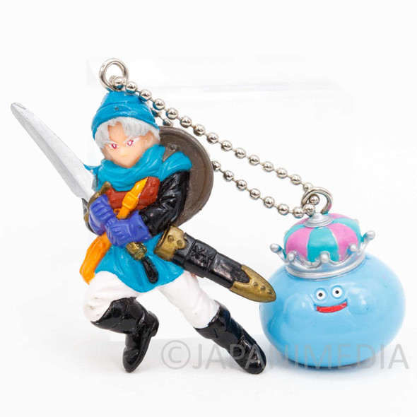 Retro RARE! Dragon Quest VI 6 Terry & King Slime Figure Ballchain WARRIOR ENIX Japanimedia Store FRONT