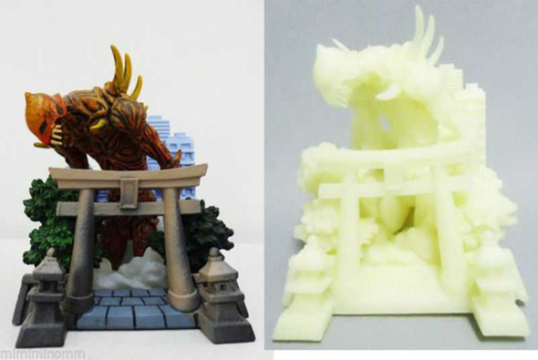 RARE Giant God Warrior Appears in Tokyo Limited Mini Figure Set JAPAN EVANGELION NAUSICAA Japanimedia Store FRONT