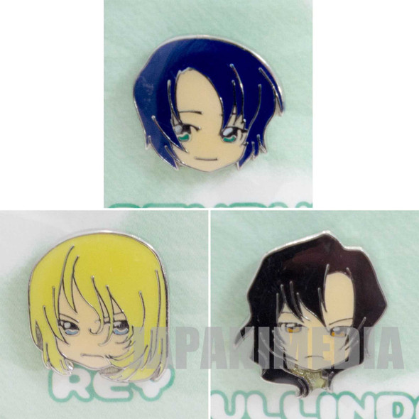 Gundam Seed Distiny Athrun & Rey & Dullindal Pins 3pc Set JAPAN ANIME Japanimedia Store FRONT