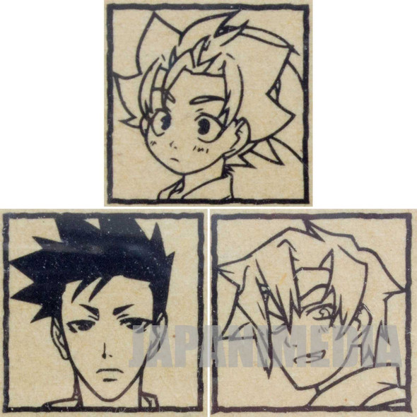 Peacemaker Kurogane Stamp 3pc set [Tetsunosuke Ichimura / Susumu Yamazaki / Suzu Kitamura ] JAPAN Japanimedia Store FRONT