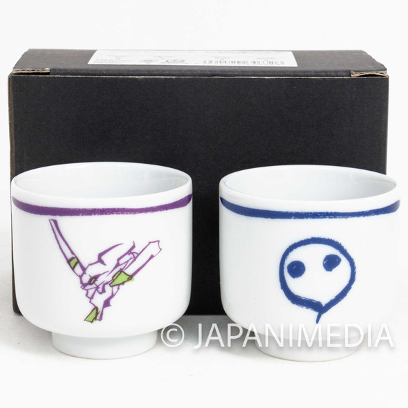Evangelion Japanese Cup Ochoko 2pc Set JAPAN Japanimedia Store FRONT