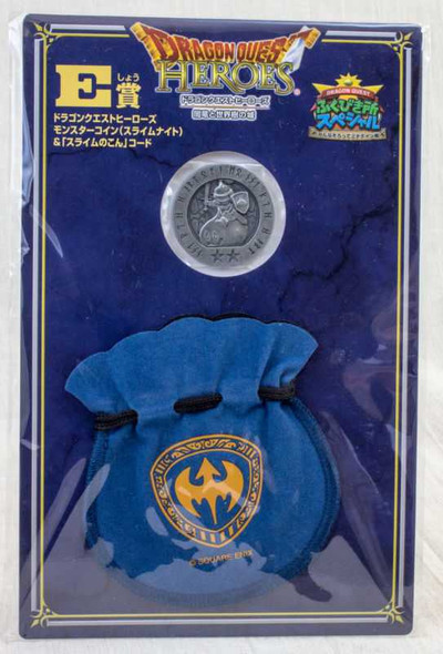 Dragon Quest Monster Coin Slime Knight +Drawstring Bag SQUARE ENIX JAPAN Japanimedia Store FRONT