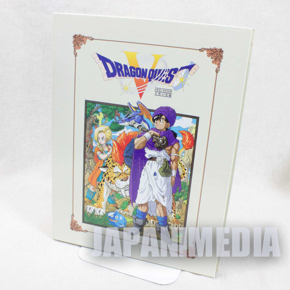 Retro Rare! Dragon Quest Binder for B5 Loose-leaf Enix 1992 JAPAN WARRIOR Japanimedia Store FRONT