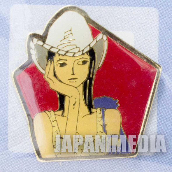 ONE PIECE Miss All Sunday (Nico Robin) Weekly Jump Character Pins JAPAN ANIME MANGA Japanimedia Store FRONT