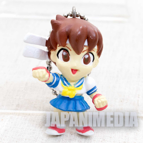 Street Fighter 2 Mini Figure Sakura Figure Ballchain Capcom JAPAN GAME 2 Japanimedia Store FRONT