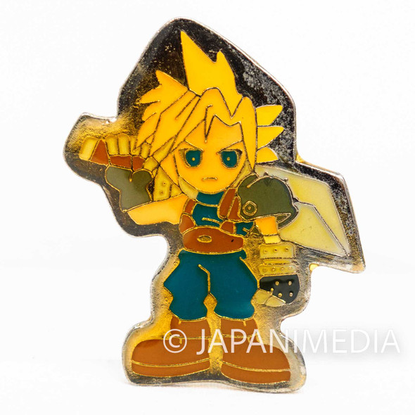 Final Fantasy VII 7 Cloud Strife Metal Pins JAPAN SQUARE ENIX Japanimedia Store FRONT