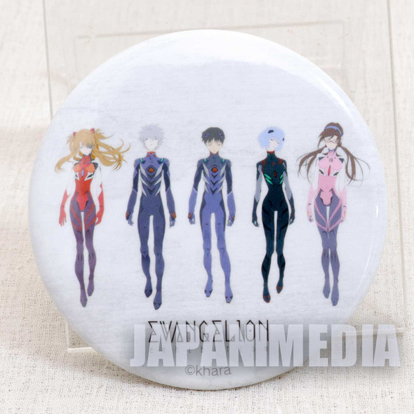 Evangelion Key Visual Exhibition Limited Button badge JAPAN Japanimedia Store FRONT