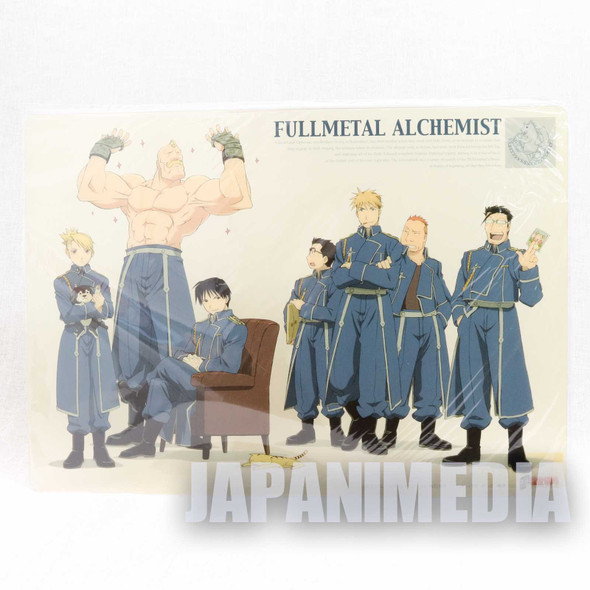 FullMetal Alchemist Plastic Pencil Board Pad Shitajiki Roy Mustang's squadron JAPAN ANIME Japanimedia Store FRONT