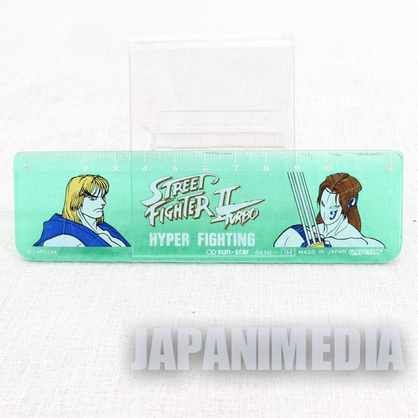 Retro RARE! Street Fighter 12cm Ruler Ken vs Vega JAPAN GAME CAPCOM Japanimedia Store FRONT
