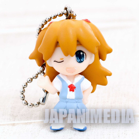 Evangelion Asuka Langley School Uniform Mini Figure Ballchain Petit EVA DE Instrumentality Project ANIME JAPAN Japanimedia Store FRONT