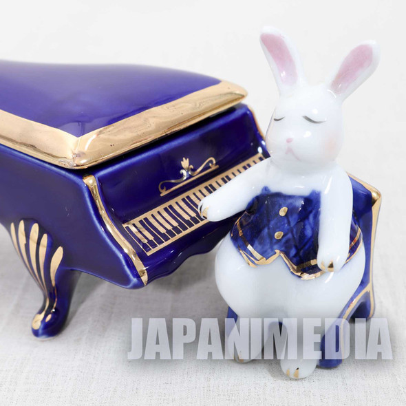 Dolly's Rabbit Piano & Pianist set Porcelain Figure Accessory Case JAPAN NAKANO Japanimedia Store FRONT