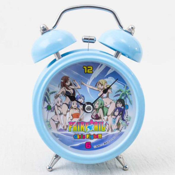 FAIRY TAIL Mini Alarm Clock Light Blue Ver. Taito JAPAN ANIME MANGA Japanimedia Store FRONT