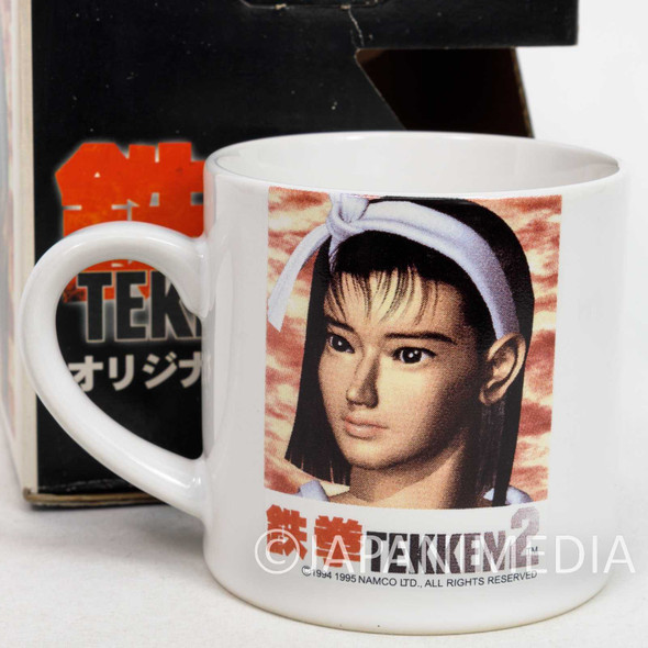 Retro RARE! Tekken 2 Jun Kazama Mug Namco / JAPAN GAME Japanimedia Store FRONT