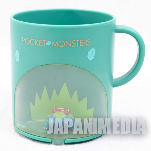 Retro RARE! Pokemon Venusaur Fushigibana Figure in Plastic Mug Banpresto JAPAN Japanimedia Store FRONT