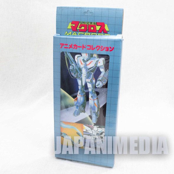 Retro Super Dimension Fortress Macross Anime Card Set w/ Notebook Big West JAPAN Japanimedia Store FRONT