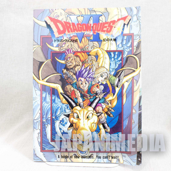 Retro RARE! Dragon Quest IV 6 Notebook Square Enix Warrior Japanimedia Store FRONT
