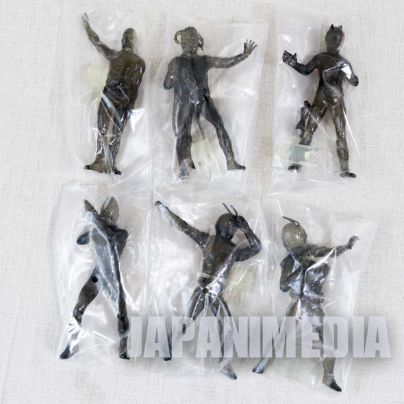 Kamen Maked Rider Figure Clear Black 6pc Set JAPAN ANIME MANGA TOKUSATSU Japanimedia Store FRONT