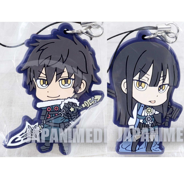 RARE! Summon Night 6 Raj & Amu Rubber Mascot Strap Set JAPAN GAME Japanimedia Store FRONT