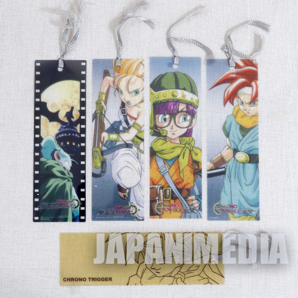 RARE! Chrono Trigger Bookmarker 5pc Set / Marle Lucca Chrono JAPAN GAME Japanimedia Store FRONT