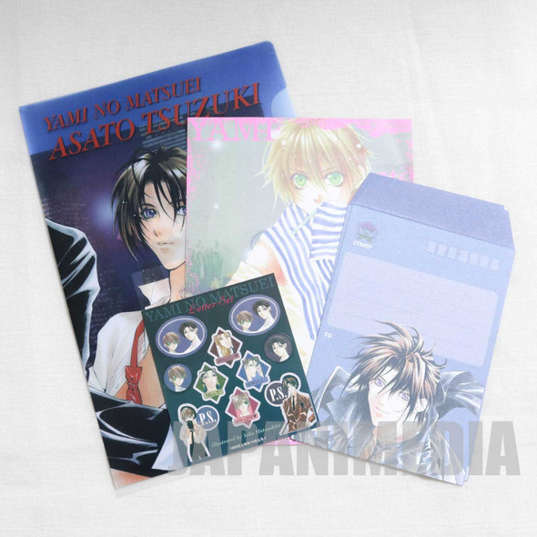 Descendants of Darkness Letter writing set [Clear Folder File + Envelope 2pc + Paper 5pc + Sticker] JAPAN MANGA Japanimedia Store FRONT