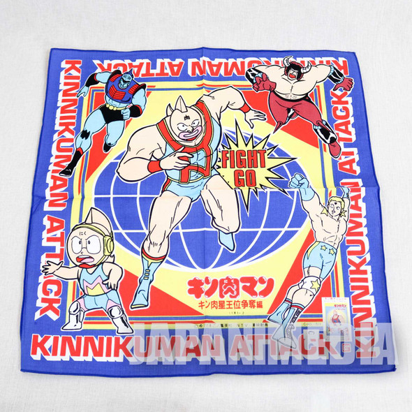 Kinnikuman Ultimate Muscle #1 Cloth for Lunch Box 17 x 17 inch JAPAN ANIME Japanimedia Store FRONT