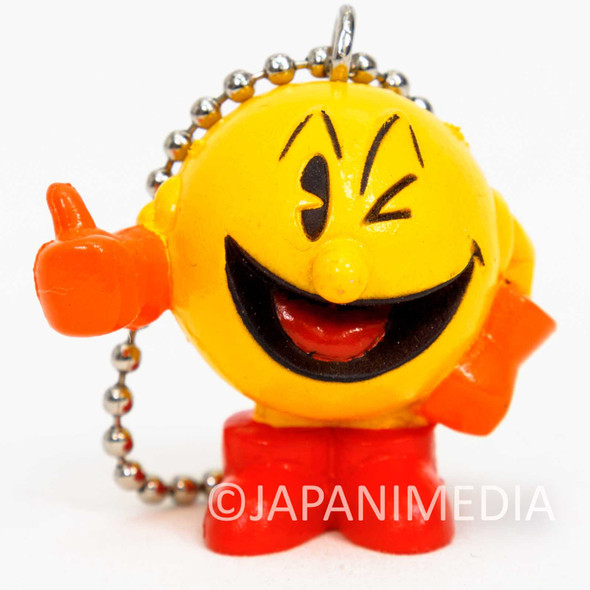 Retro Rare! Pac-man Color Figure Ballchain Namco JAPAN 2 Japanimedia Store FRONT