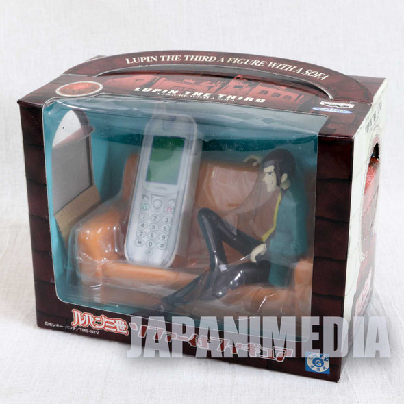 Lupin the Third (3rd) Lupin on Sofa Figure Cell Phone Stand Banpresto Japanimedia Store