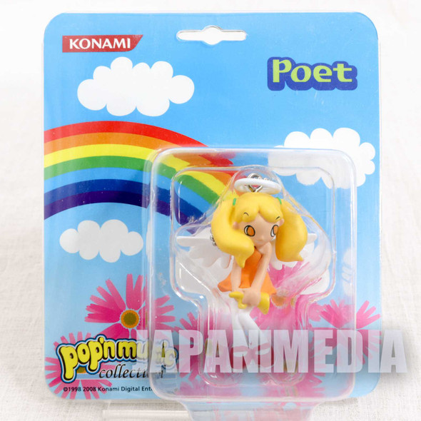 Pop'n Music Poet Collection Figure Ballchain KONAMI JAPAN GAME Japanimedia Store FRONT