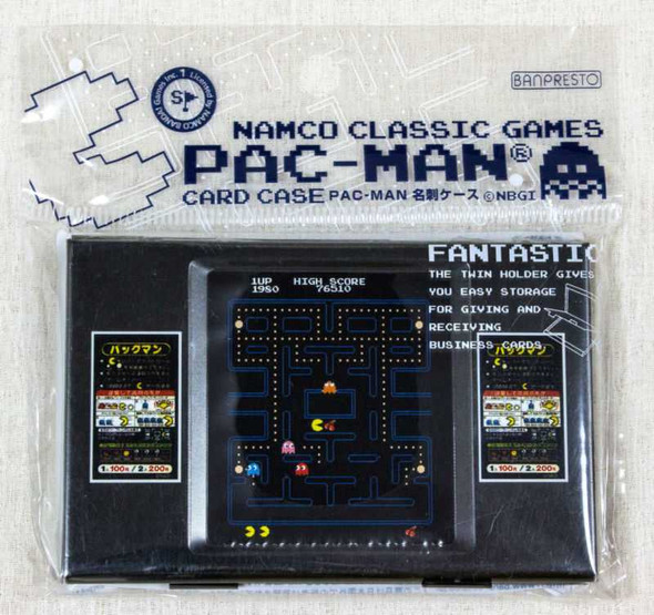 PAC-MAN Table Game Type Card Case Namco Classic Games Banpresto JAPAN BANDAI Japanimedia Store FRONT