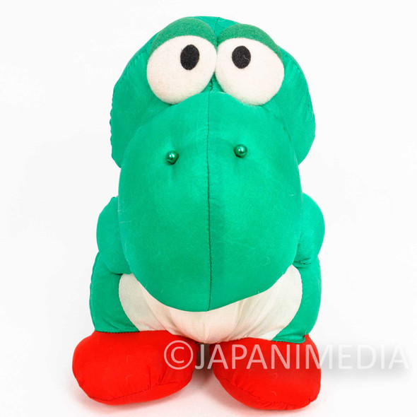 Retro RARE! Super Mario World Yoshi Taffeta Plush Doll Banpresto JAPAN Bros. Japanimedia Store FRONT