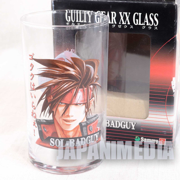 Retro RARE! Guilty Gear XX Glass Sol Badguy Sammy JAPAN GAME Japanimedia Store FRONT