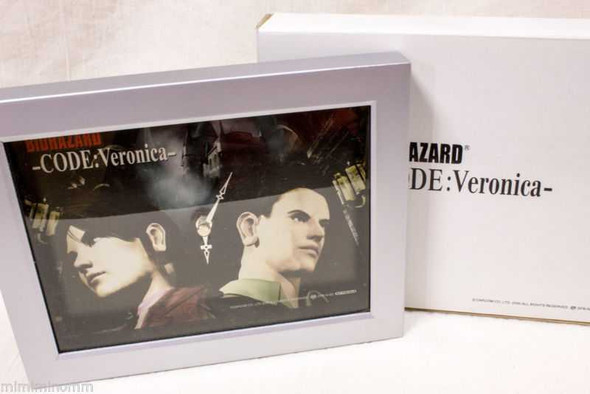RARE! RESIDENT EVIL Biohazard Code:Veronica- Limited Picture Clock Capcom JAPAN Japanimedia Store FRONT