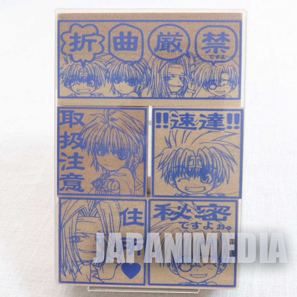RARE! SAIYUKI Reloaded Fun Club Limited Stamp Set Sanzo Goku Hakkai Sha Gojyo Japanimedia Store FRONT