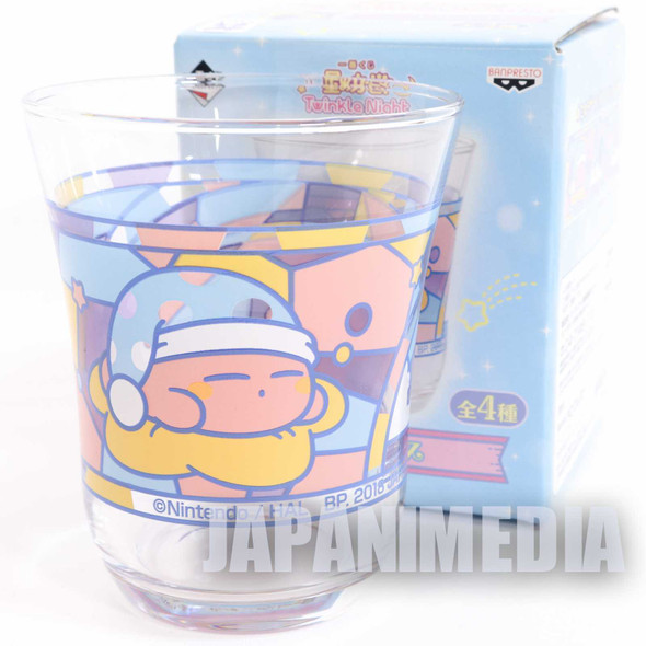 Kirby Super Star Twinkle Night Glass Banpresto JAPAN GAME NINTNEDO Japanimedia Store FRONT