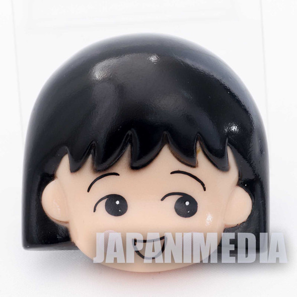Retro Rare Chibi maruko Chan Face Mascot Brooch Pin JAPAN ANIME Japanimedia Store FRONT