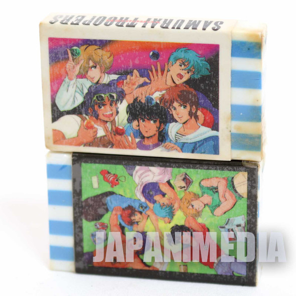 Retro RARE! Ronin Warriors Samurai Troopers Eraser 2pc Set JAPAN ANIME Japanimedia Store FRONT