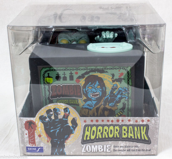 Horror Bank Zombie Ver. Battery operated Machine Bank JAPAN Japanimedia Store FRONT
