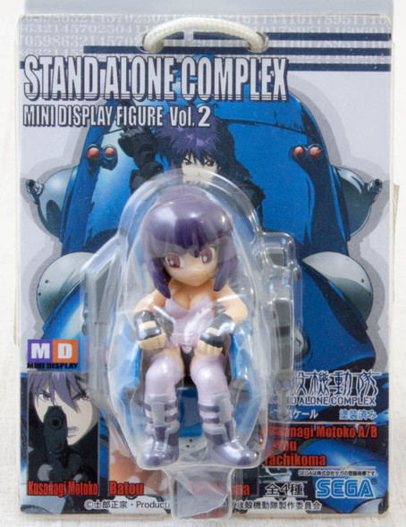 RARE! Ghost in the Shell Motoko Kusanagi Mini Display Figure Vol.2 SEGA JAPAN 2 Japanimedia Store FRONT