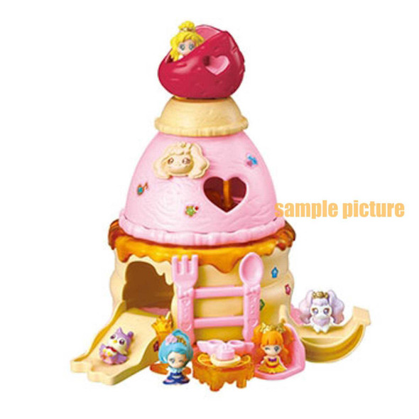 [Complete 5pc set] Go! Princess PreCure PreCure's Pancake House Figure JAPAN Japanimedia Store FRONT