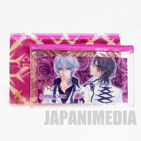 Vampire Knight Zero & Kaname Clear pouch Bag JAPAN MANGA Japanimedia Store FRONT