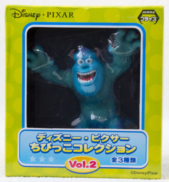 Disney Pixar Chibikko Collection Sulley Monsters Inc Mini Figure SEGA JAPAN Japanimedia Store FRONT