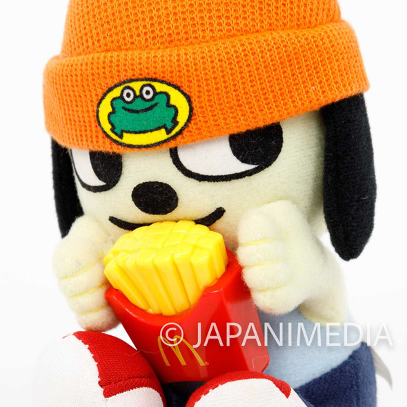 RARE! Parappa The Rapper Parappa Shaking Plush Doll Figure Macdonald Potatoes Japanimedia Store FRONT