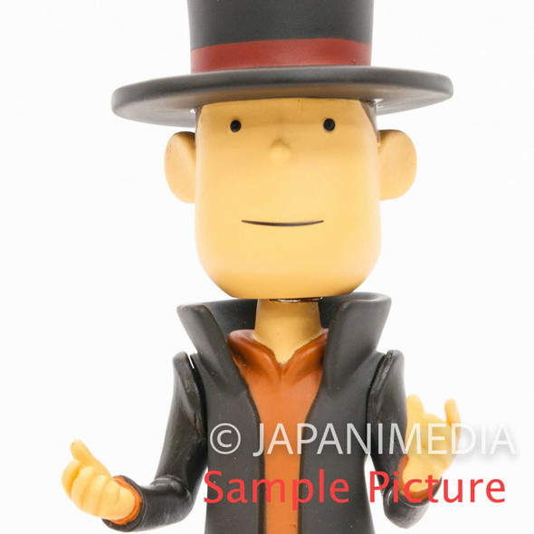 Professor Layton Bobble Bobbin Head Figure Nintendo DS GAME JAPAN Japanimedia Store FRONT