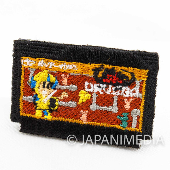 RARE! Tower of Druaga Famicom Cassette type Small Embroidery Pins TOKYO PIXEL Japanimedia Store FRONT