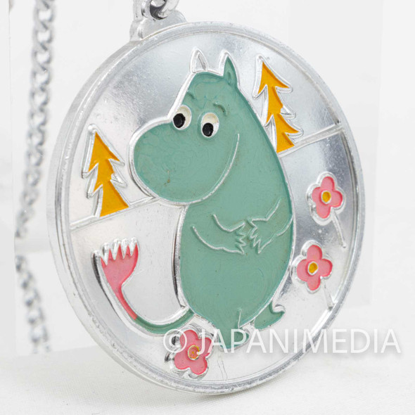 Retro Moomin Necklace Pendant Mirror Chain JAPAN Japanimedia Store FRONT