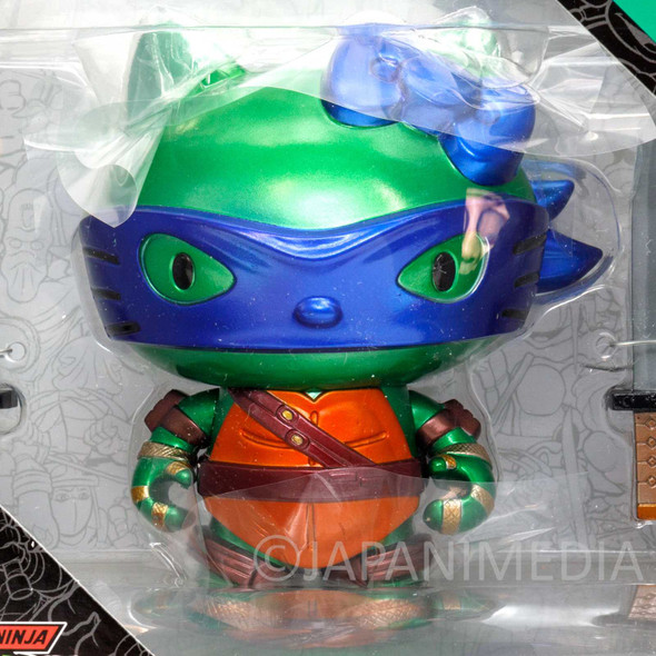 TMNT Teenage Mutant Ninja Turtles x Hello Kitty Leonardo Figure JAPAN Japanimedia Store FRONT