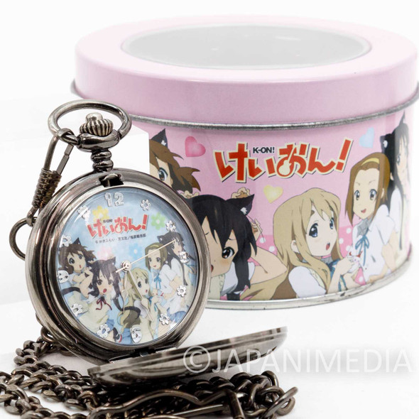 K-ON! Pocket Watch [Yui / Mio / Tsumugi / Ritsu / Azusa] JAPAN KYOTO ANIMATION Japanimedia Store FRONT