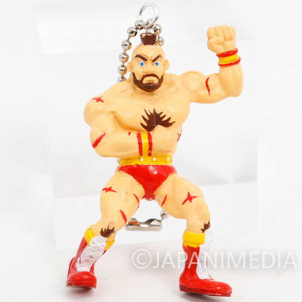 Retro RARE Street Fighter 2 Zangief Mini Figure Ballchain JAPAN GAME CAPCOM Japanimedia Store FRONT