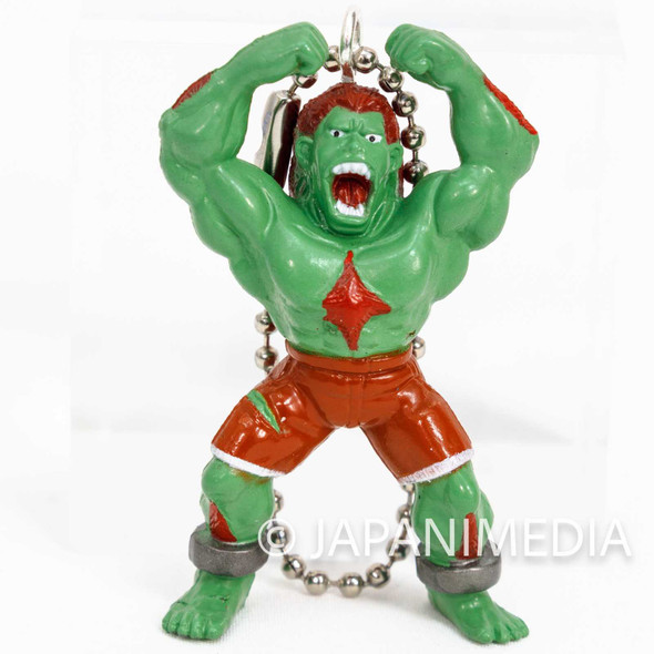 Retro RARE Street Fighter 2 Blanka Mini Figure Ballchain JAPAN GAME CAPCOM Japanimedia Store FRONT