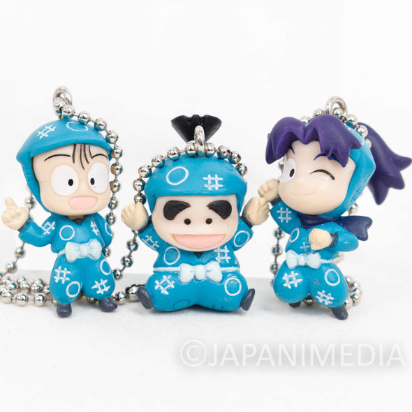 Nintama Rantarou Kirimaru Shinbe Rantaro 3pc Mini Figure Ballchian JAPAN ANIME Japanimedia Store FRONT